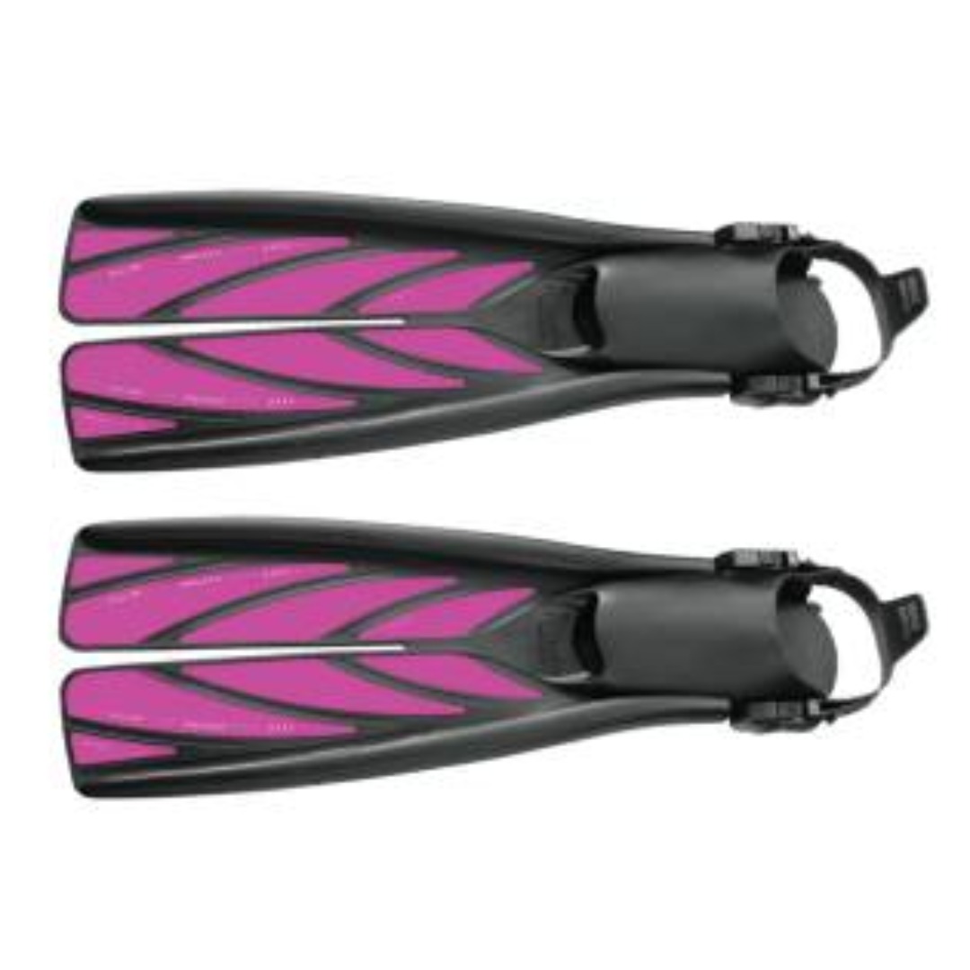 Wholesale Atomic Pink Splitfins Open Heel Fins Supplier in UAE